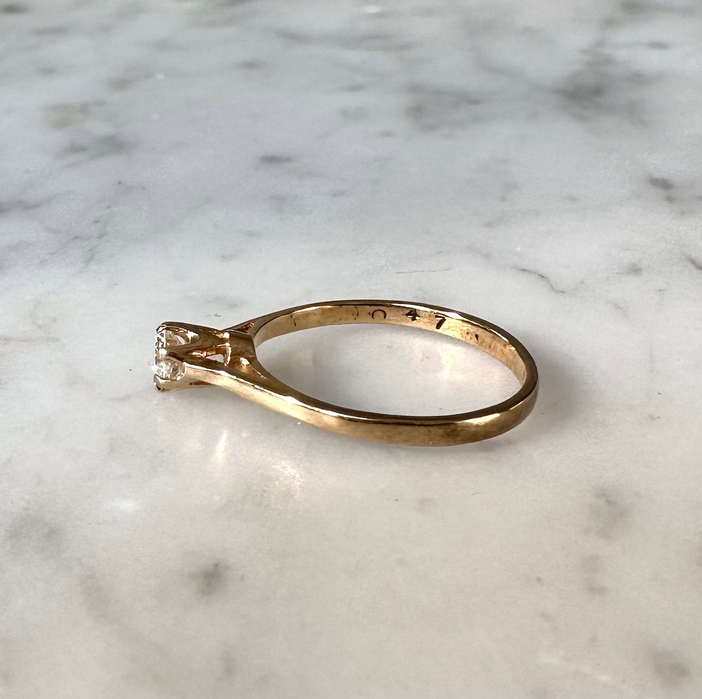 Antique Diamond Solitaire Ring