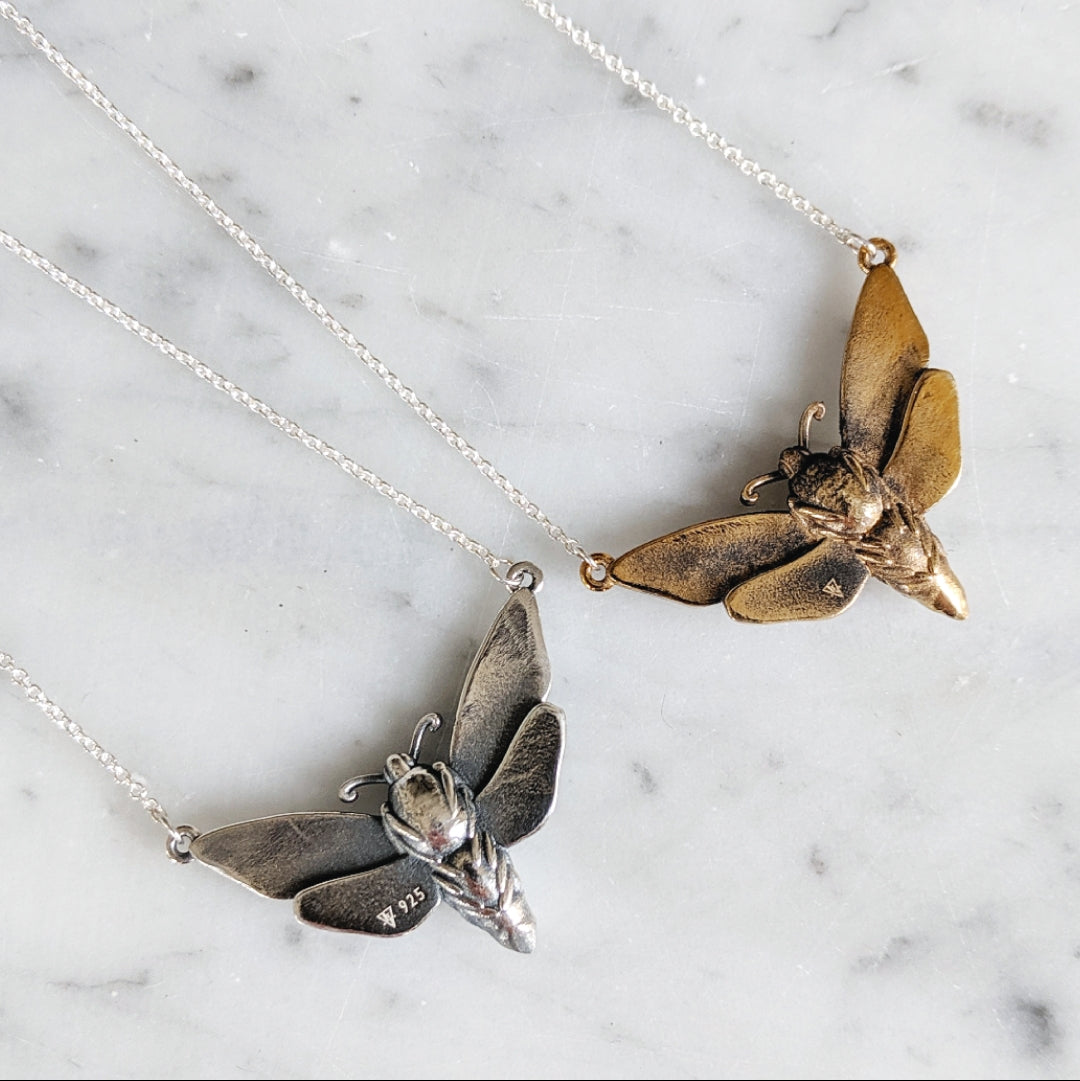 Death Head Moth Necklace