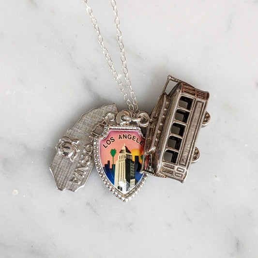 Vintage California Charm Necklace
