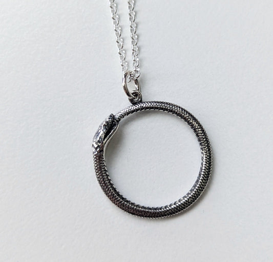 Sterling Ouroboros Necklace
