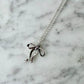 Dainty Bow Charm Necklace
