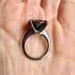 Immediate Ship Dark Crystal Talon Ring Sz 4