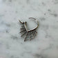 Sterling Silver Spiderweb Huggie Hoop Earrings