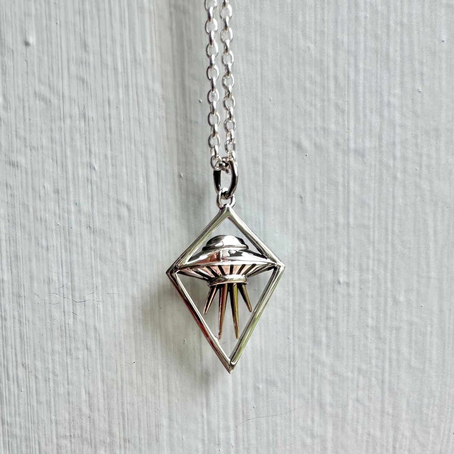 Flying Saucer Necklace