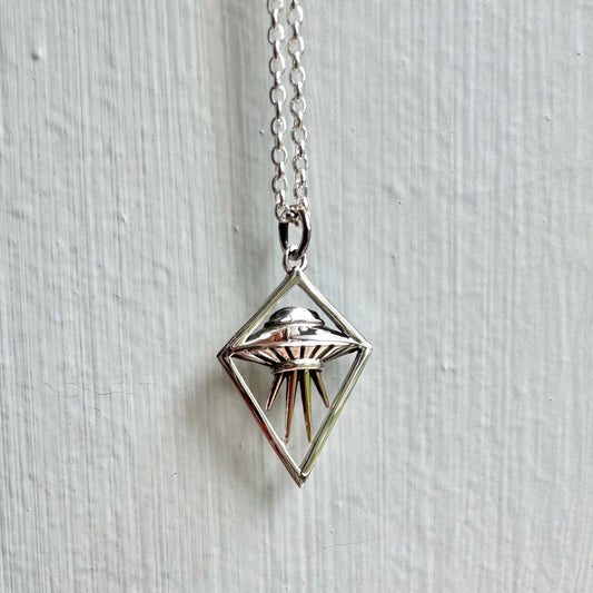 Flying Saucer Necklace