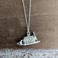 Sterling Antique Riverboat Necklace