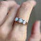 Antique Edwardian Oval and Opal Ring
