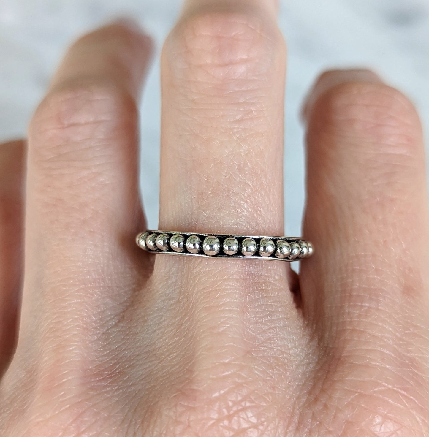 Sterling Seed Ring