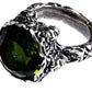 Emerald Gravedigger Memento Mori Ring