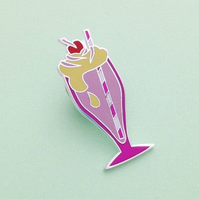 Strawberry Milkshake Pin