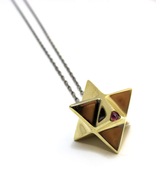 Ruby Pendulum Necklace