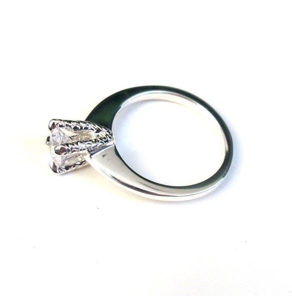 Miniature Crystal Talon Ring