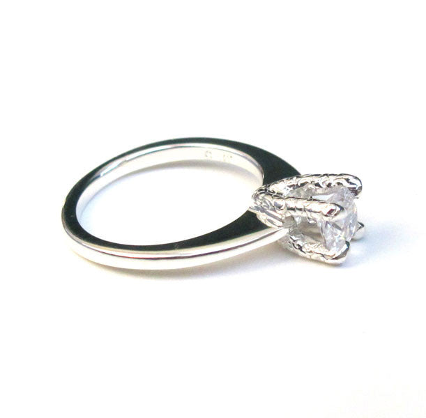 Miniature Crystal Talon Ring