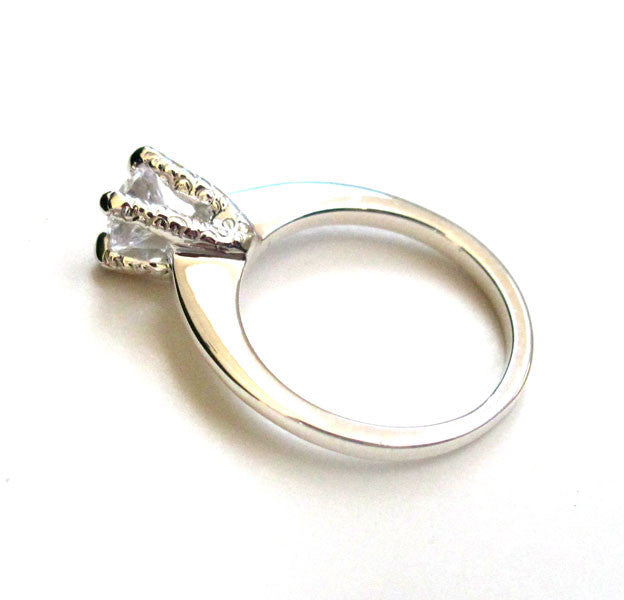 Miniature Crystal Talon Ring